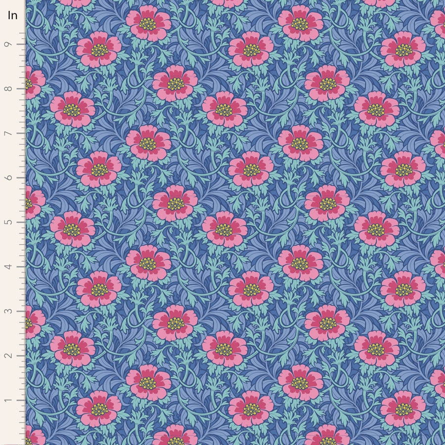 10522 Winter Rose - Blue