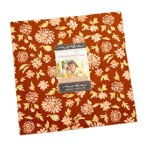 M20450PP Cinnamon and Cream Charm Squares