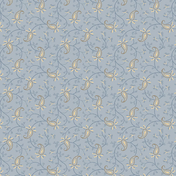 R570500 Sarah's Paisley in Blue