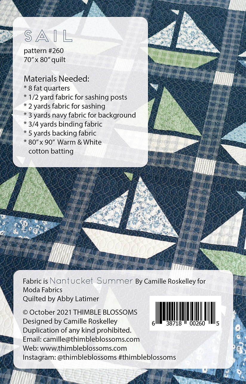 Sail Quilt Pattern