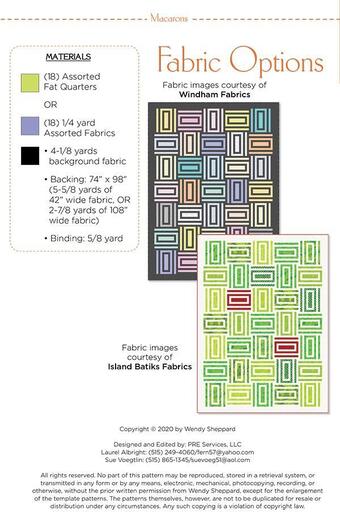 Macarons Quilt Pattern