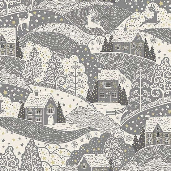 Christmas Village Grey