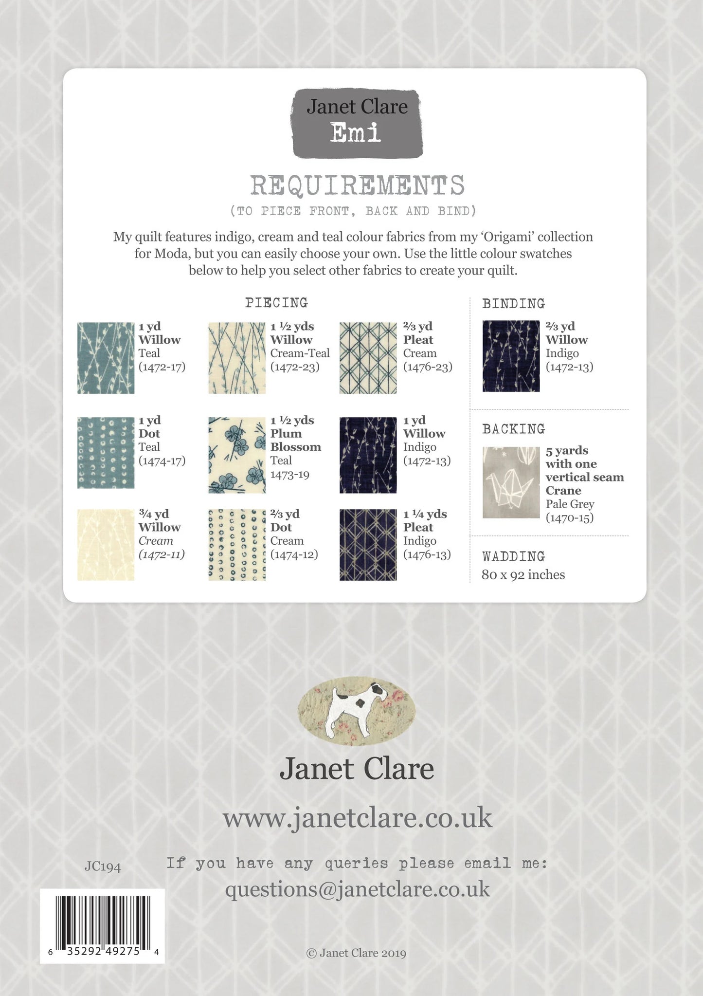 Emi Quilt Pattern