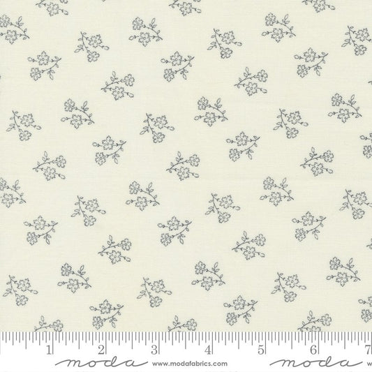 M33707 12 Porcelain Charcoal Ditsy