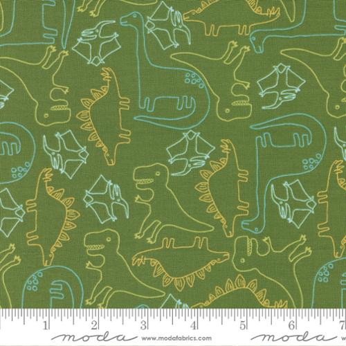 M20821 18 Line Dinosaurs on Jungle