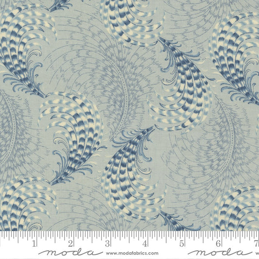 M13933 14 Feathers in Light Blue