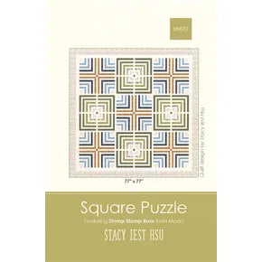 Square Puzzle Quilt Pattern