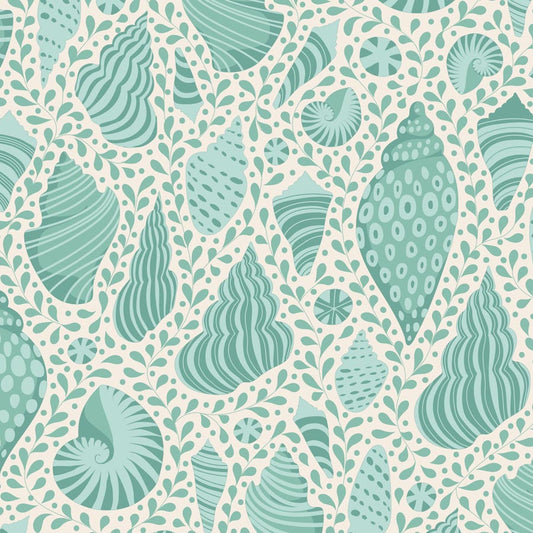 100028 Beach Shells Teal