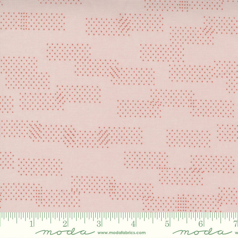 M1765 34 Dotty Bricks on Rose Quartz