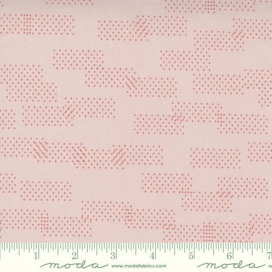 M1765 34 Dotty Bricks on Rose Quartz