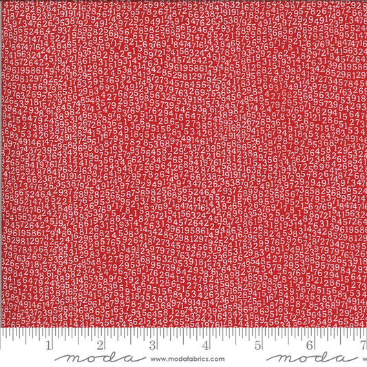 M5809 11 Numbers on Red