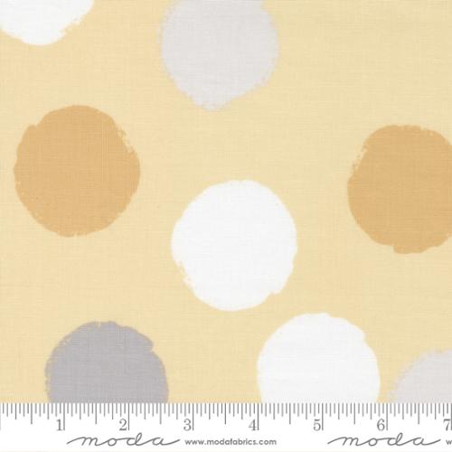 M25128 15 Large Polka Dots on Yellow