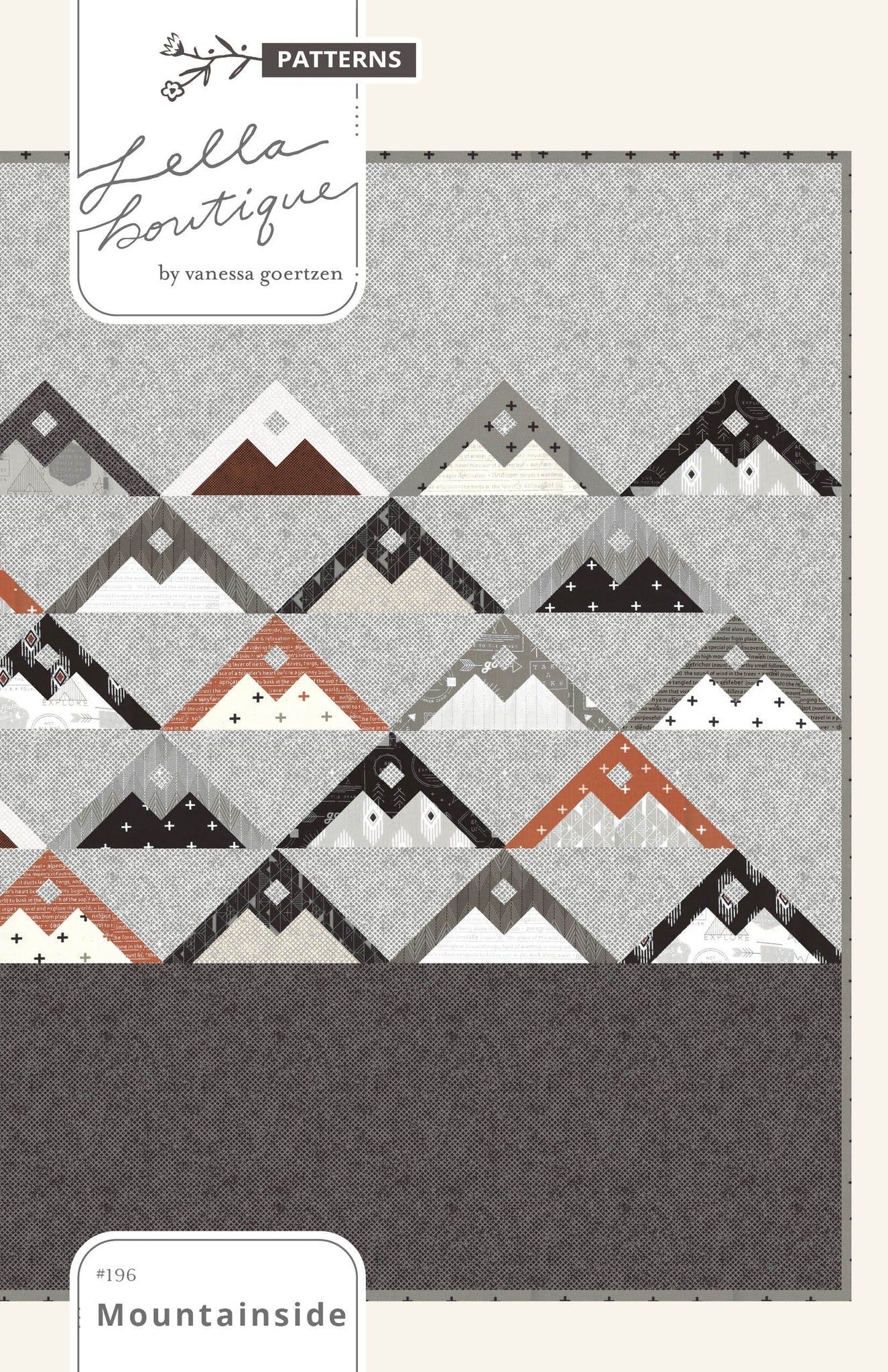 Mountainside Quilt Pattern