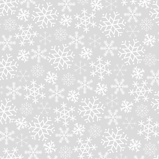 Grey discount christmas fabric