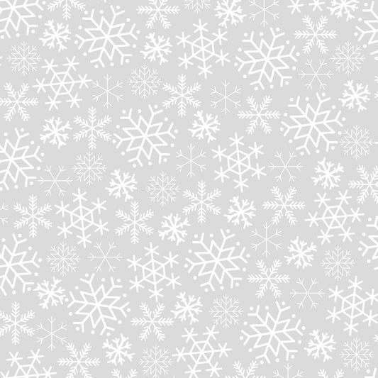 MAS10205-K Snowflakes Grey