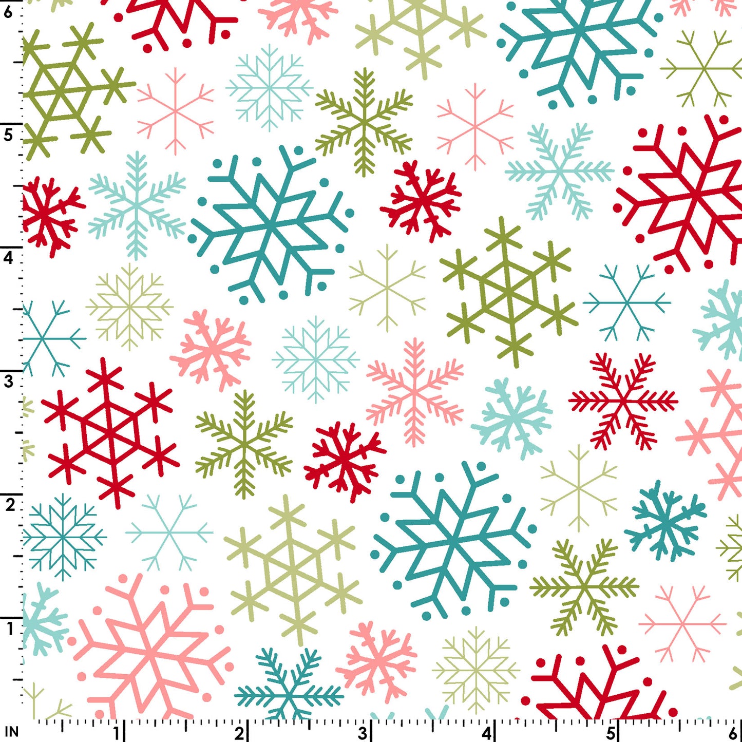 MAS10205-Z Snowflakes Multi