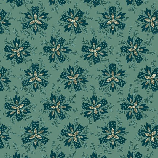 R3307 Spinning Flower Aqua