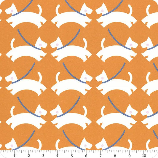 90499 54 Dog Walk on Gold