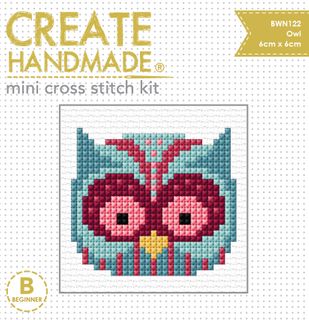BWN122  Mini Owl Cross Stitch Kit