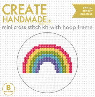 BWN127 Rainbow Mini Cross Stitch Kit