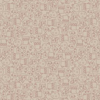 DV3961 Teapot Outline on Beige