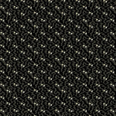 A339K Black Leaf Ikat